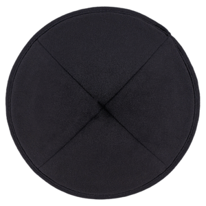 Flat Black Velvet Kippah Thumbnail