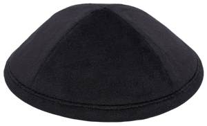 Flat Black Velvet Kippah Thumbnail