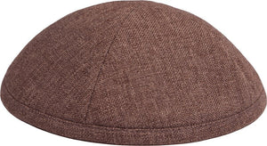 Classic Brown Kippah - judaica.city Thumbnail