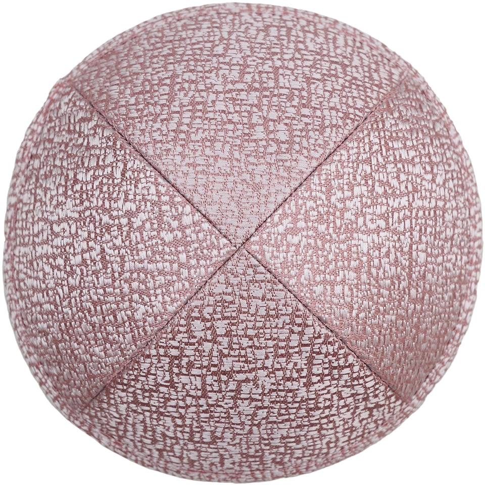Dusty Pink Textured Kippah - judaica.city