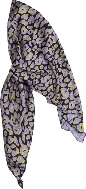 Tichel with velvet ribbon and elastic band