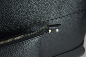 Black Floater Leather Tallit & Tefillin Bag Set - judaica.city Thumbnail