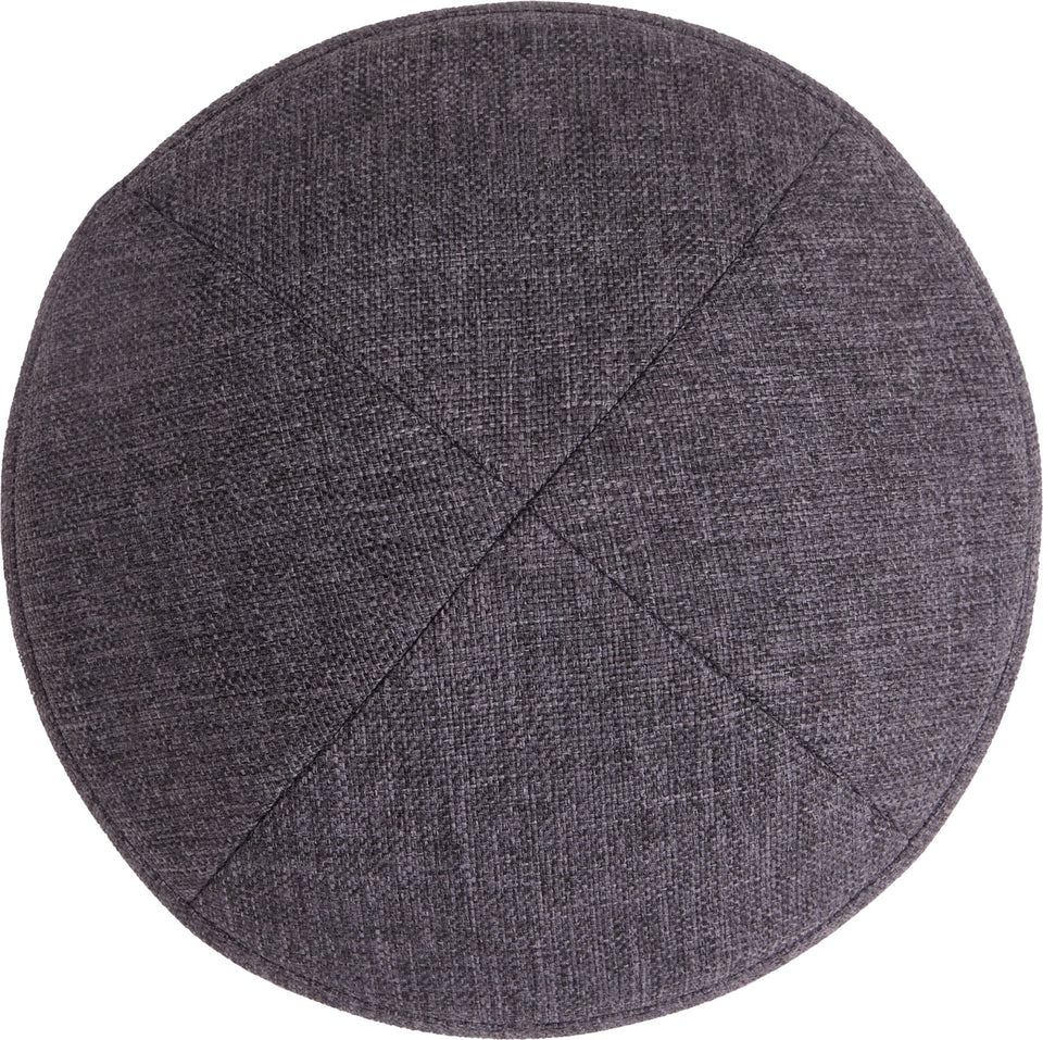 Dark Gray Classic Kippah - judaica.city