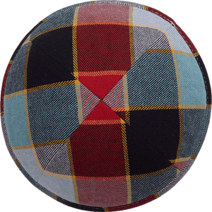 Checkered Kaleidoscope Kippah, Bow Tie & Bow Set - judaica.city Thumbnail
