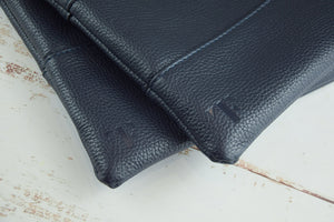 Black Floater Leather Tallit & Tefillin Bag Set - judaica.city Thumbnail