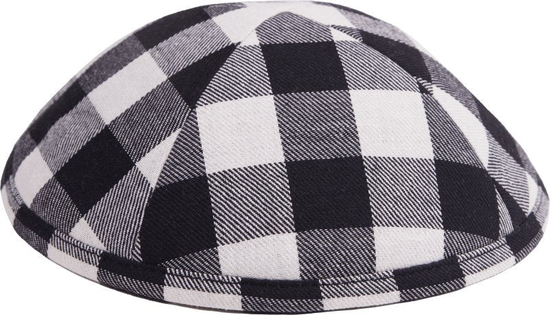 Checkered kippah - judaica.city