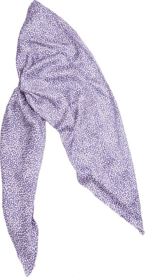Tichel with velvet ribbon and elastic band