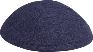 Dark Blue Classic Customizable Kippah - judaica.city Thumbnail