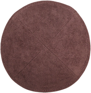 Brown Corduroy Kippah - judaica.city Thumbnail