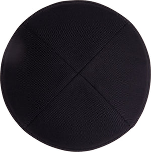 Black Classic Customizable Kippah - judaica.city Thumbnail