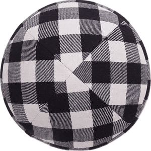 Checkered kippah - judaica.city Thumbnail