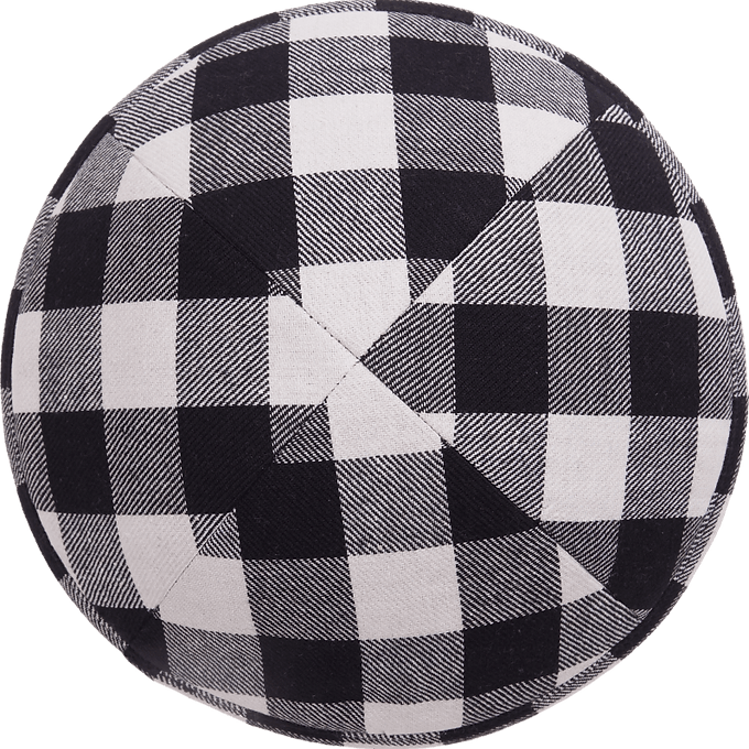 Checkered kippah - judaica.city