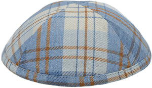 Blue Tartan Kippah & Bow Set - judaica.city Thumbnail