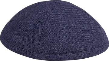 Dark Blue Classic Kippah - judaica.city