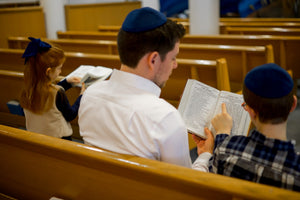Dark Blue Velvet Kippah - judaica.city Thumbnail