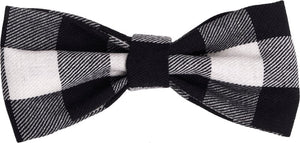 Bow tie black and white in a plaid - judaica.city Thumbnail