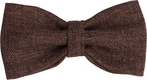 Bow tie from brown hessian fabric - judaica.city Thumbnail