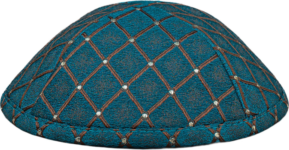 Emerald Mosaic Kippah - judaica.city