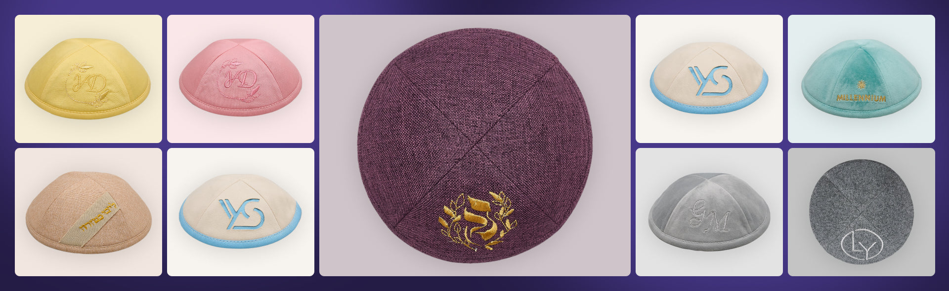 Custom Kippahs for Every Wedding Style