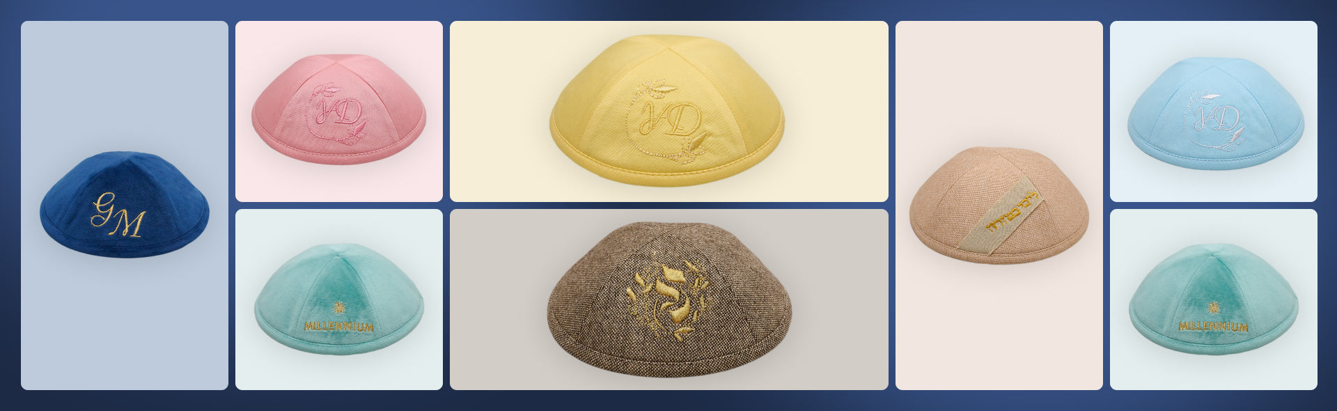 Kippahs for Every Look on Your Wedding Day