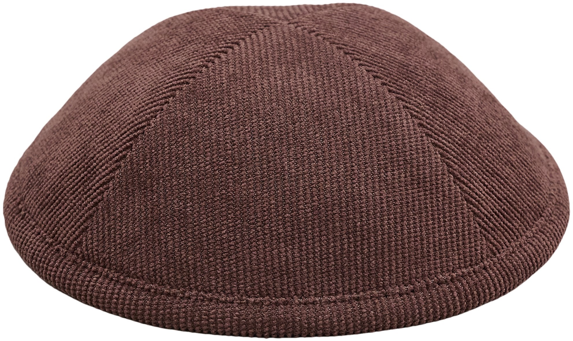 Brown Corduroy Kippah - judaica.city