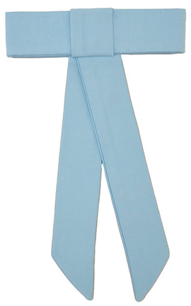 Elegant Light Blue Organza Hair Bow - judaica.city