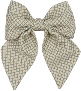 Green - Brown Diamonds Bow - judaica.city