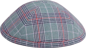 Kippah "Mint plaid" - judaica.city