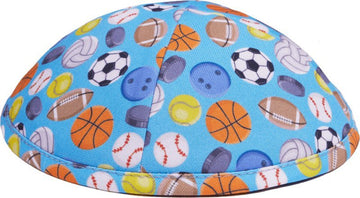 Kippah "Balls on a blue background" - judaica.city