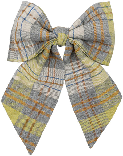 Light - Grey Tartan Bow - judaica.city