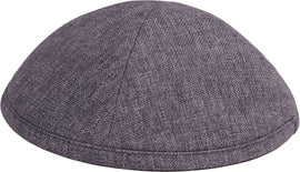 Dark Gray Classic Kippah - judaica.city