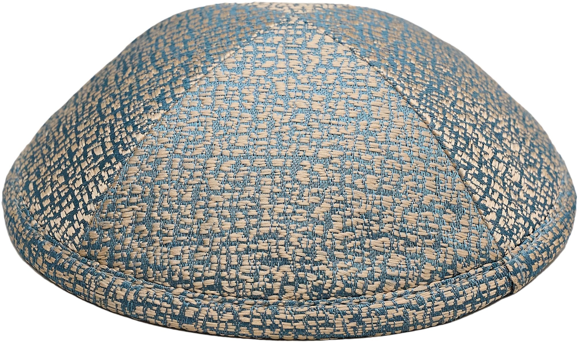 Emerald Textured Kippah - judaica.city