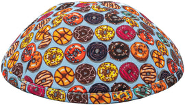 Light Blue "Sweet Donut" Kippah - judaica.city