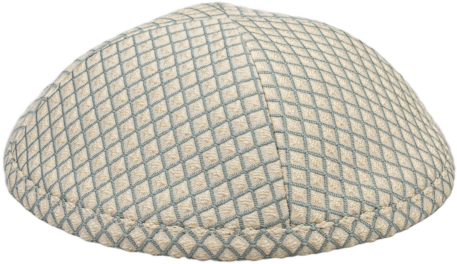 Green - Brown Diamonds Kippah - judaica.city