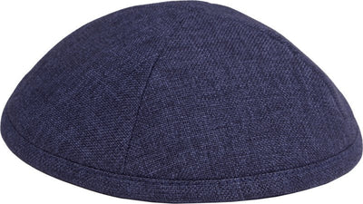 Dark Blue Classic Kippah - judaica.city