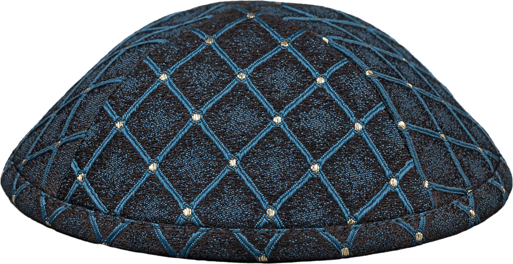 Sapphire Geometric Kippah
