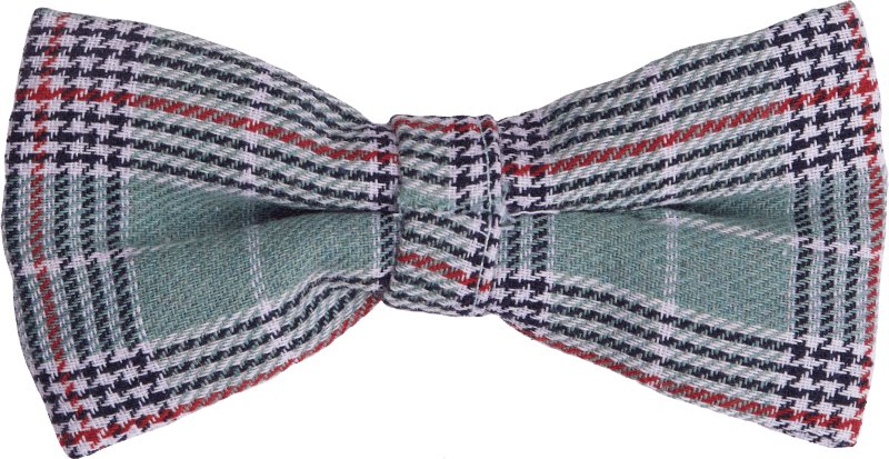 Bow tie "Mint plaid" - judaica.city