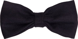 Bow tie from black hessian fabric - judaica.city